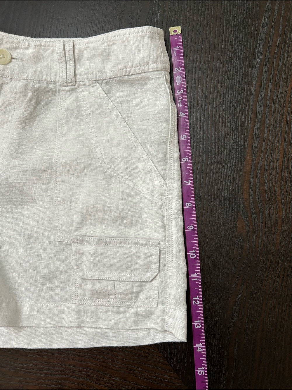 TOMMY BAHAMA LINEN CARGO SHORTS SIZE 0 - Picture 5 of 5